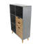 Commode décorative 3 tiroirs à tablette de rangement Muzammil