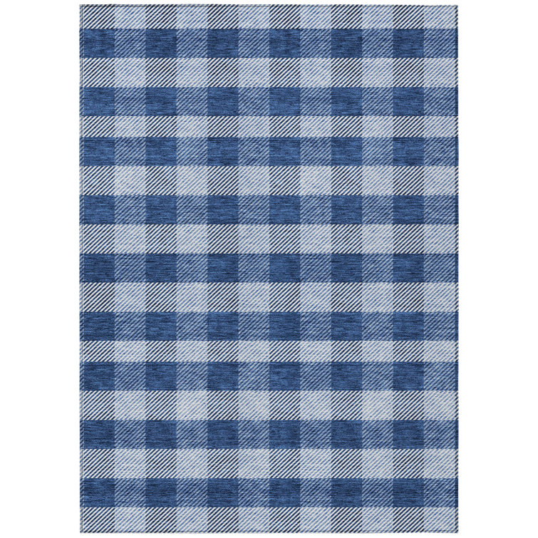 Colzie Plaid Indoor / Outdoor Rug