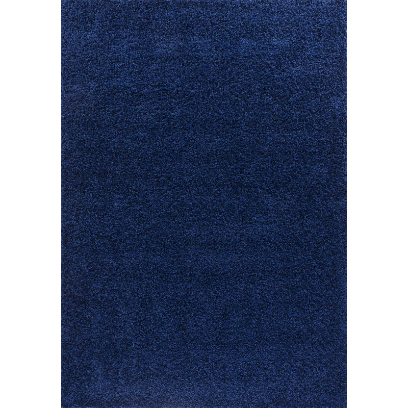 Esterly Solid Colour Shag Area Rug, Rectangle 80 x 150cm
