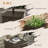 Outsunny 3-In-1 Outdoor Umbrella Base(Only Including Coffee Table,Without Chairs)-817177188