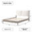 Chad Split Post Solid Wood Upholstered Bed-1760594692