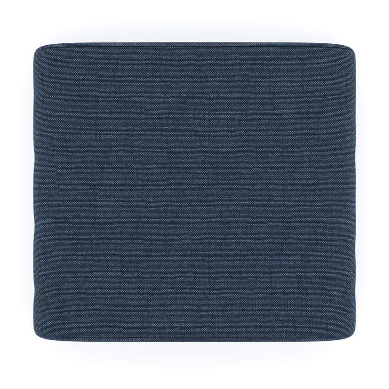 Sunbrella® Outdoor Ottoman Cushion, Sunbrella® Spectrum Indigo, 4" H x 22" W x 20" D
