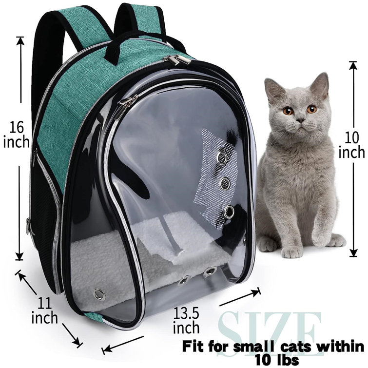 Cat Carrier Backpack with Glass Bubble – My Cat Backpack