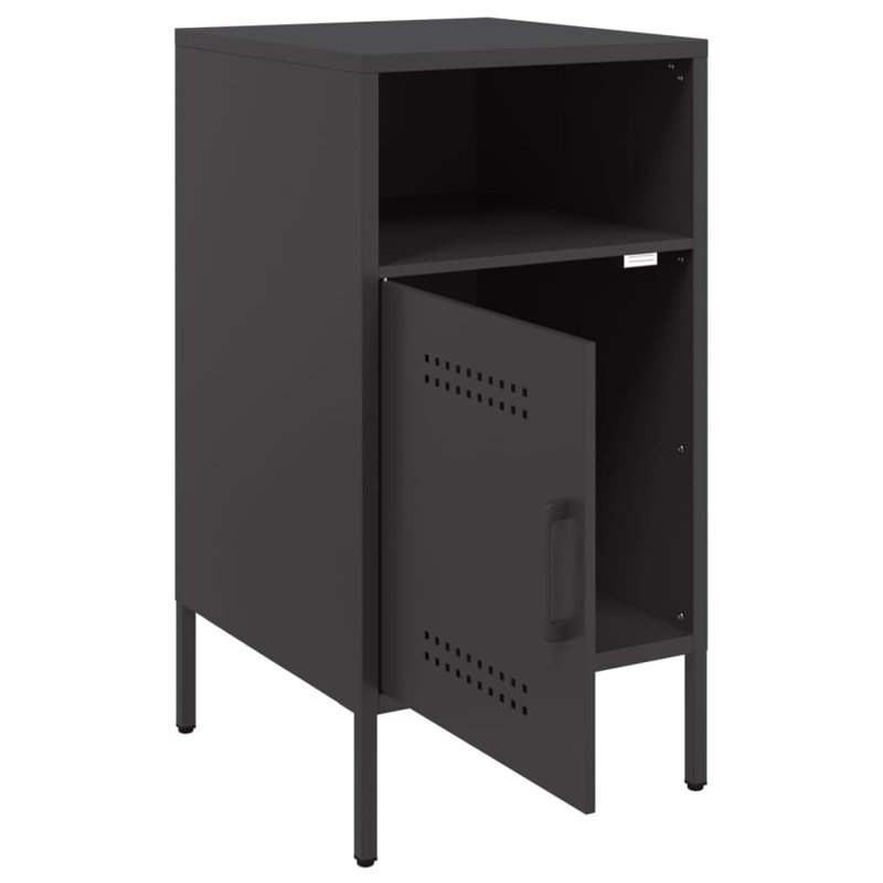 Armoire de chevet vidaXL, Noir
