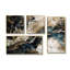 Blue Beige Marbré Dreamscape I - Art mural bleu 4 pièces-1102045566-1102045561