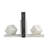 Marble Orb 10 lbs Decorative Bookends Set-86784463