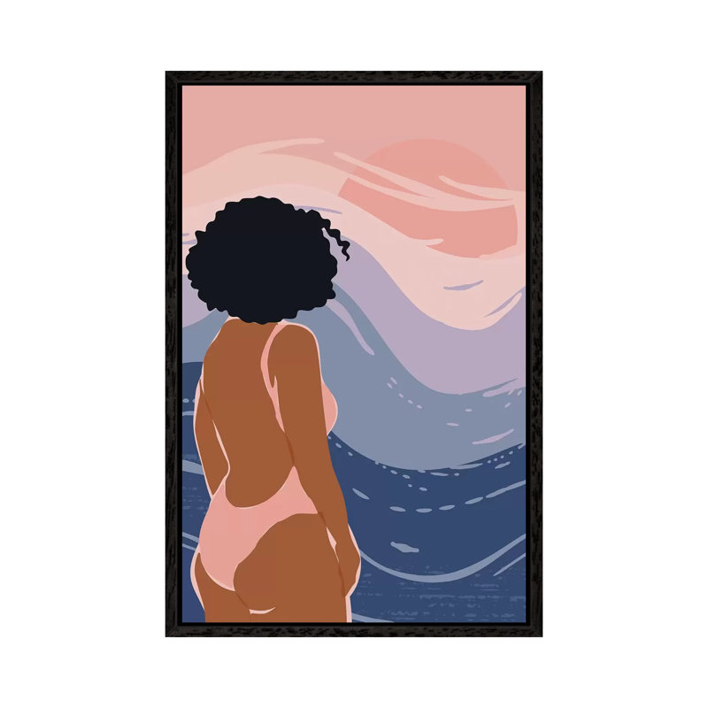 Tans And Sands - Print on Canvas, Black Framed, 66.04 cm H x 45.72 cm W