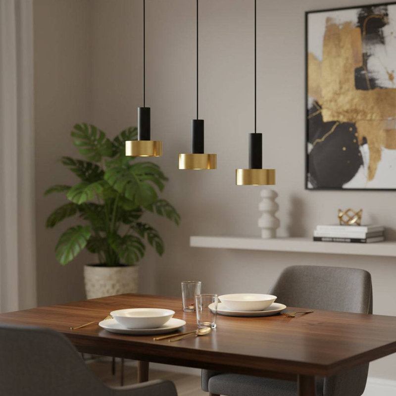 1 - Light Pendant, 20cm H x 14.8cm W x 5cm D, 350, Satin