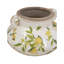 Jardinières en céramique Farmhouse avec motif citron et poignée - Conception compacte pour la décoration intérieure