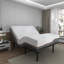 Lit réglable avec matelas hybride de 12 po, massage, télécommande sans fil, contrôle des applications, gravité zéro, éclairage sous le lit, ports USB et de type C des deux côtés-91376034-137528166