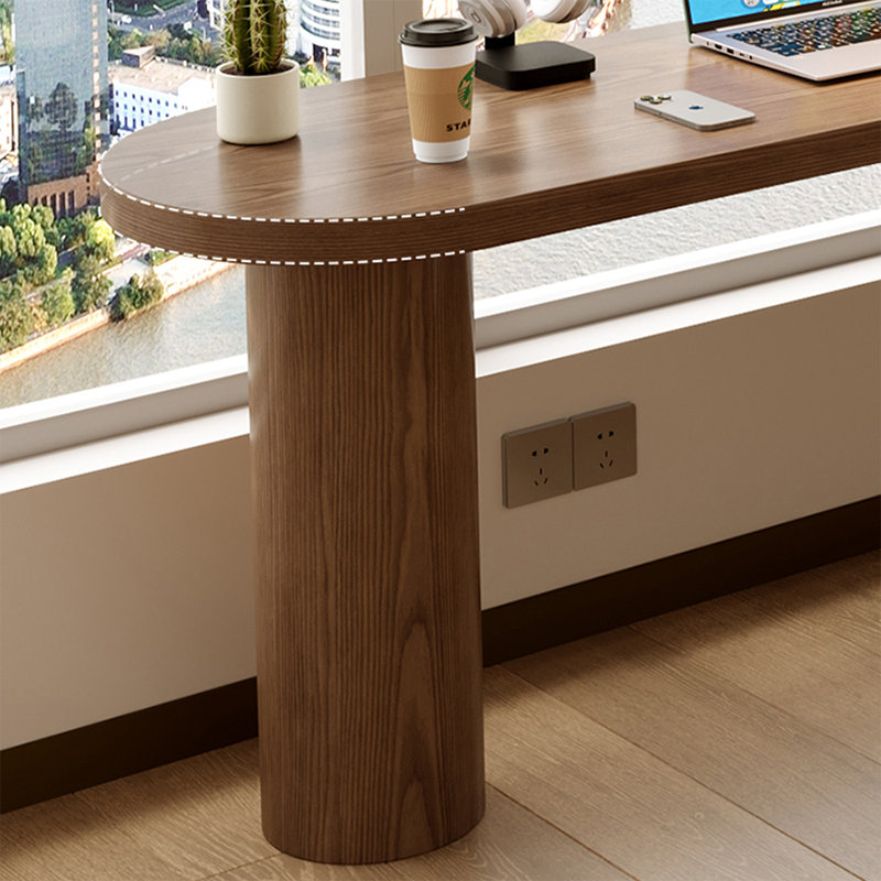 Bureau d'angle en bois massif en forme de L, H 29,53 po x L 78,74 po x l 47,24 po