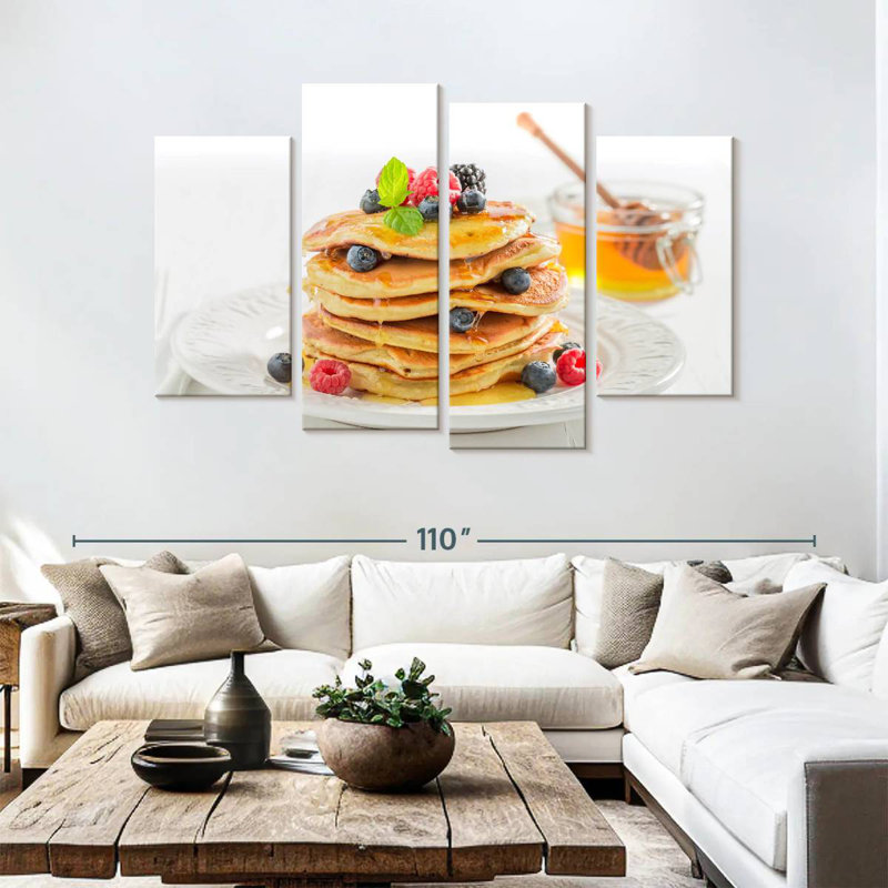 Crêpes au miel et aux baies Yarlin, H 54 po x l 84 po