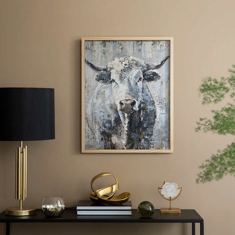 ANIMALS Series Cxxx, reproduction encadrée - bois massif, H 21 po x l 17 po