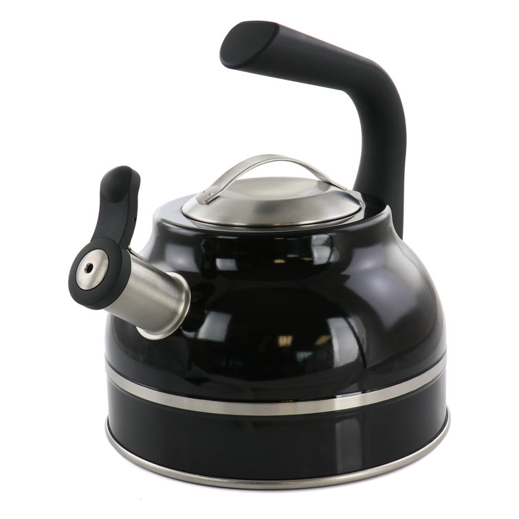 Creative Home 2.3 Quarts Stainless Steel Whistling Stovetop Tea