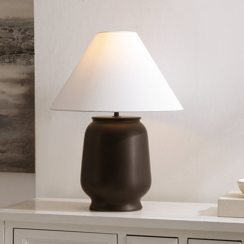 Lampe de table en céramique Mattie