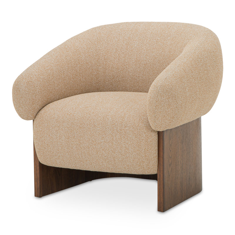 Dandenong Accent Chair, Tan Polyester