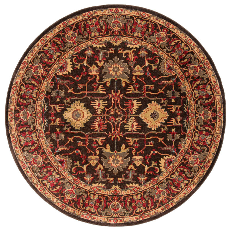 Tapis oriental performance Soleia, Rond 6 pi 7 po