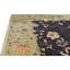 Tapis noir / or noué à la main de conception unique 8 pi x 9 pi 11 po