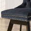 Tabouret de comptoir pivotant rembourré (ensemble de 2)-419045723