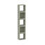 Channelle Freestanding 5-Tier Narrow Bookcase with Modern Design-132995237