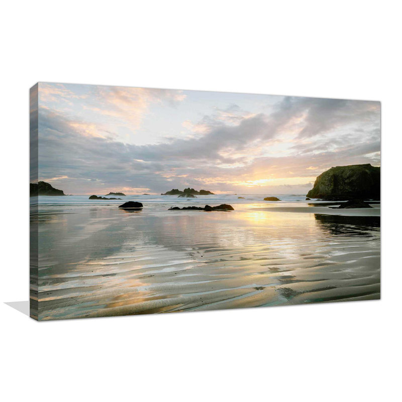 «Pacific Cove», reproduction de photo, H 24 po x l 40 po x P 1,5 po, Toile tendue