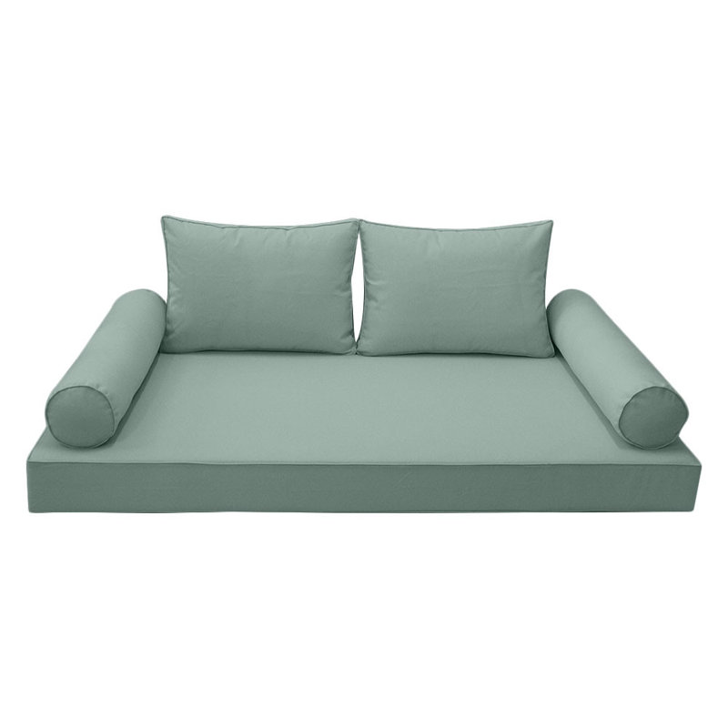 Outdoor Daybed Seat / Back Cushion, Green