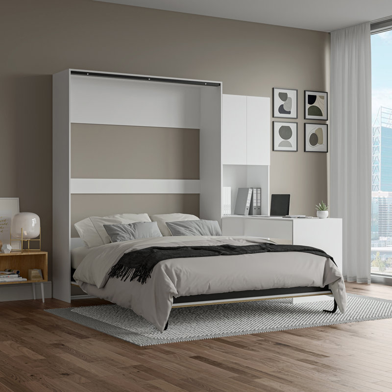Rodolfo Murphy Bed With Desk, Queen, Fashionista