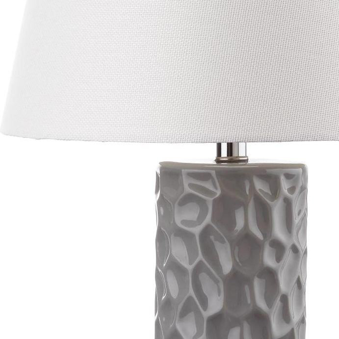 Thora Ceramic Table Lamp, Gray