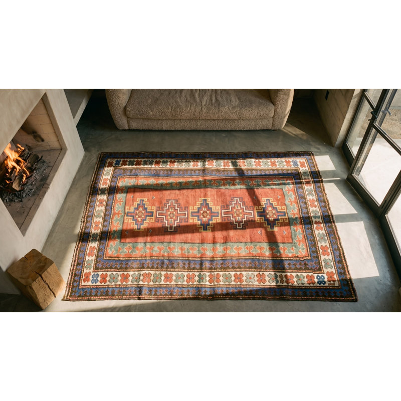 Tapis noué Kazak antique Caucase antique