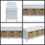 Banc de rangement en rotin blanc avec 3 tiroirs et panier à l'avant, banc transitionnel rectangulaire de 43 pouces