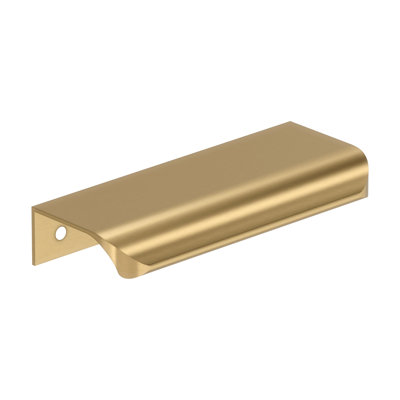 Poignée d'armoire en bronze champagne de 4 po (102 mm) Streamline Tab - paquet de 25