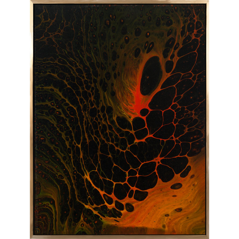 Smoldering Print, 48" H x 36" W