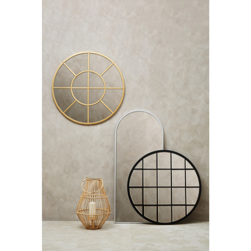 Anacari Metal Flat Wall Mirror
