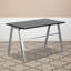 Contemporary Style High Profile Computer Desk
