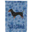 Caniche en polyester à 2 côtés 40 x 28 po standard welcome drapeau maison-957493036