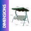 3 Person Porch Swing with Canopy