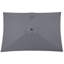 Parasol de patio rectangulaire avec manivelle (sans base)-829646155