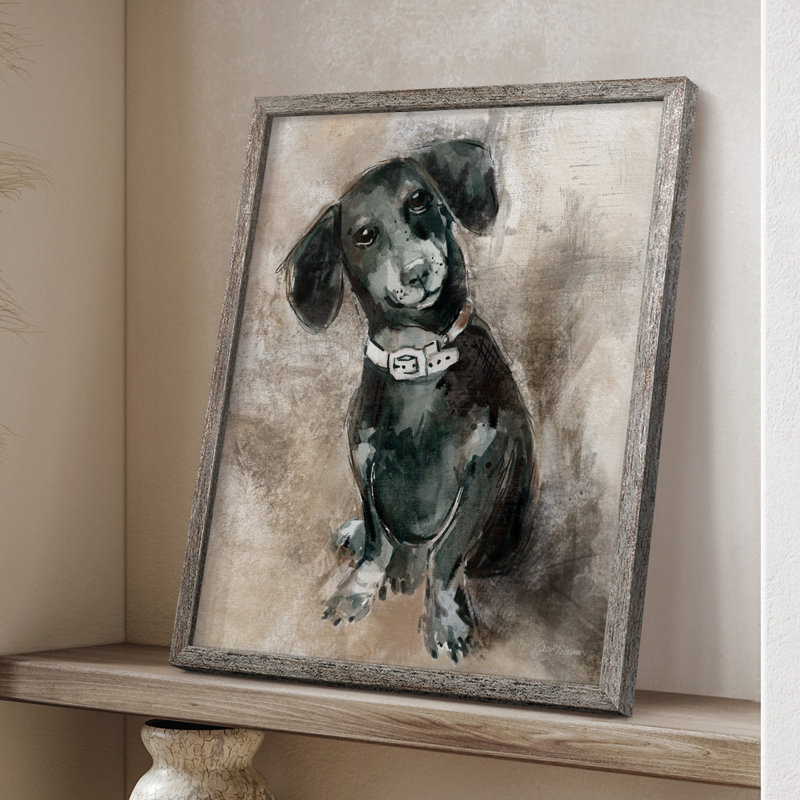 Sketchy Study Framed Print - Solid Wood, 11" H x 9" W