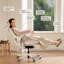 Chaise de bureau ergonomique rose Cablady-1558858984