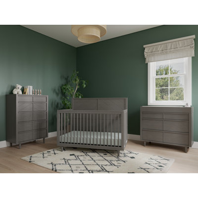 Surrey Hill Convertible Crib, Dresser, Chest And Changing Table Topper 4 Piece Nursery Furniture Set -  Child Craft, Composite_154B9737-41EE-429A-9A6C-AFEE94450A5C_1663341631