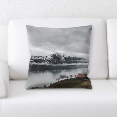 Microsuede Reversible Throw Pillow