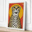 Cheetah Portrait Graphic Art - Wrapped Canvas-1175750589-1175750583