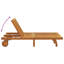 Ensemble de 2 chaises longues en bois d'acacia massif vidaXL 25,6 po x 78,7 po x 33,1 po-2138938426