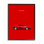 " Minimal Bright Testarossa Car Poster "