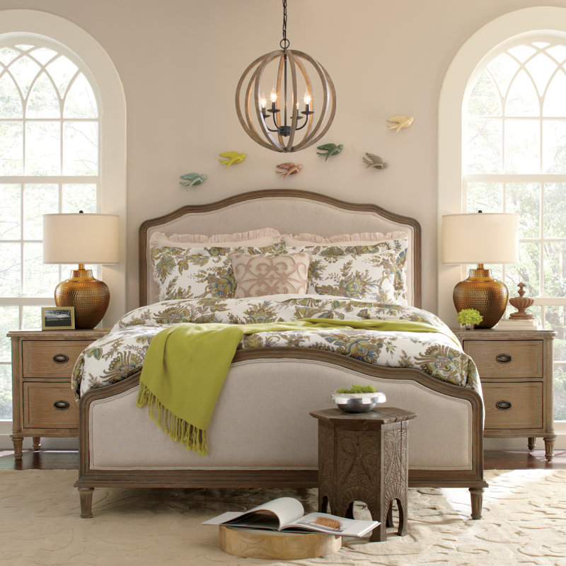 Tykie Farmhouse / Country Cotton Floral Duvet Cover, Full / Double Duvet Cover