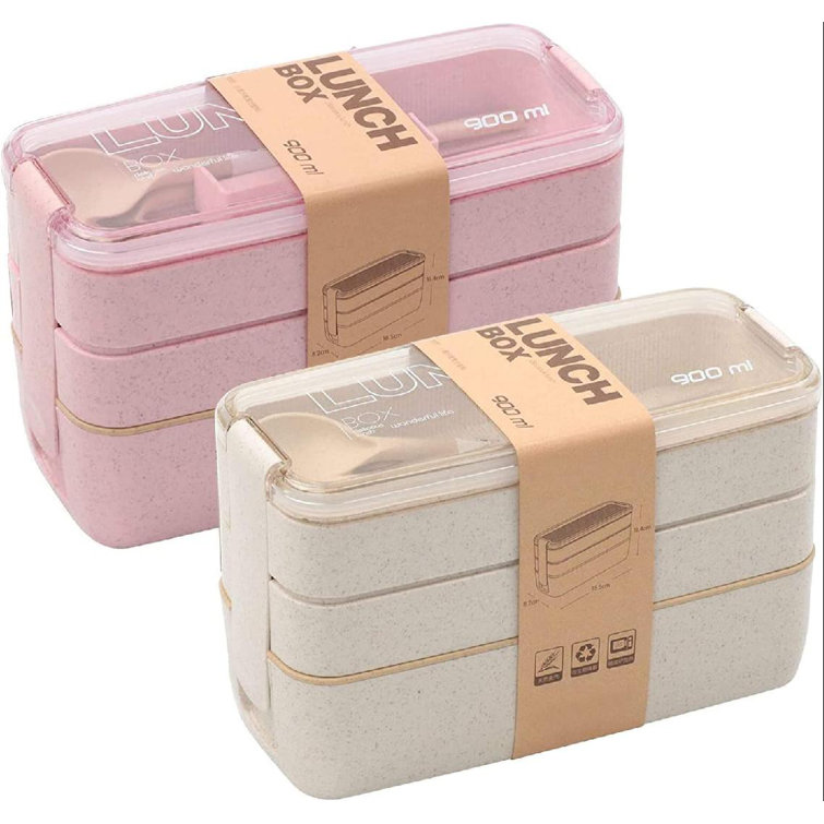 Portable Food Storage Containers Insulated Lunch Container Set Stackab –  Oakk Store