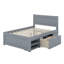 Lit plateforme avec tiroir et tablettes-1581510963