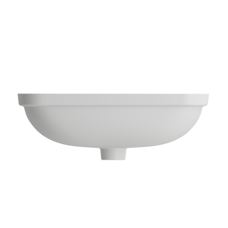 Scala 21.65'' L Bathroom Sink, Matte White
