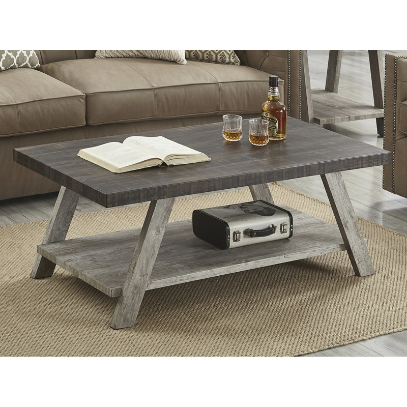 Table basse Contemporary, Gris foncé, Gris clair