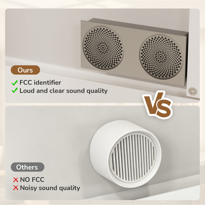 Bluetooth LED Bathroom Mirror Frontlit And Backlit, 3 Colors Temperature & Dimmable Light, Defog, Tempered Glass Vanity Mirror